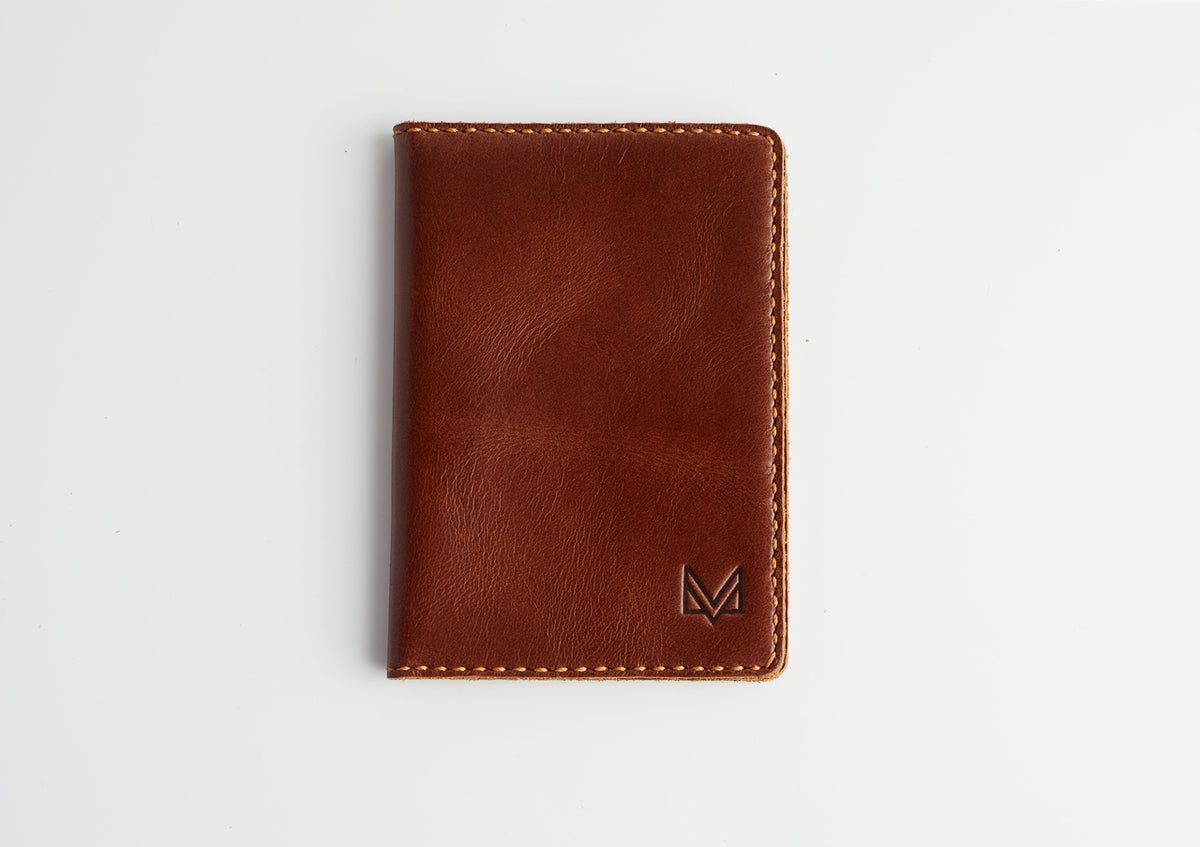 Personalized Brown Leather Passport Holder - Walmart Photo Centre