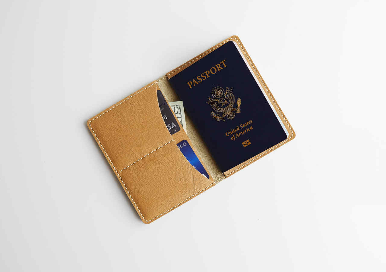 Passport Holder - Tan