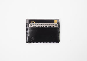 4 Pocket Card Holder - Black/Gray