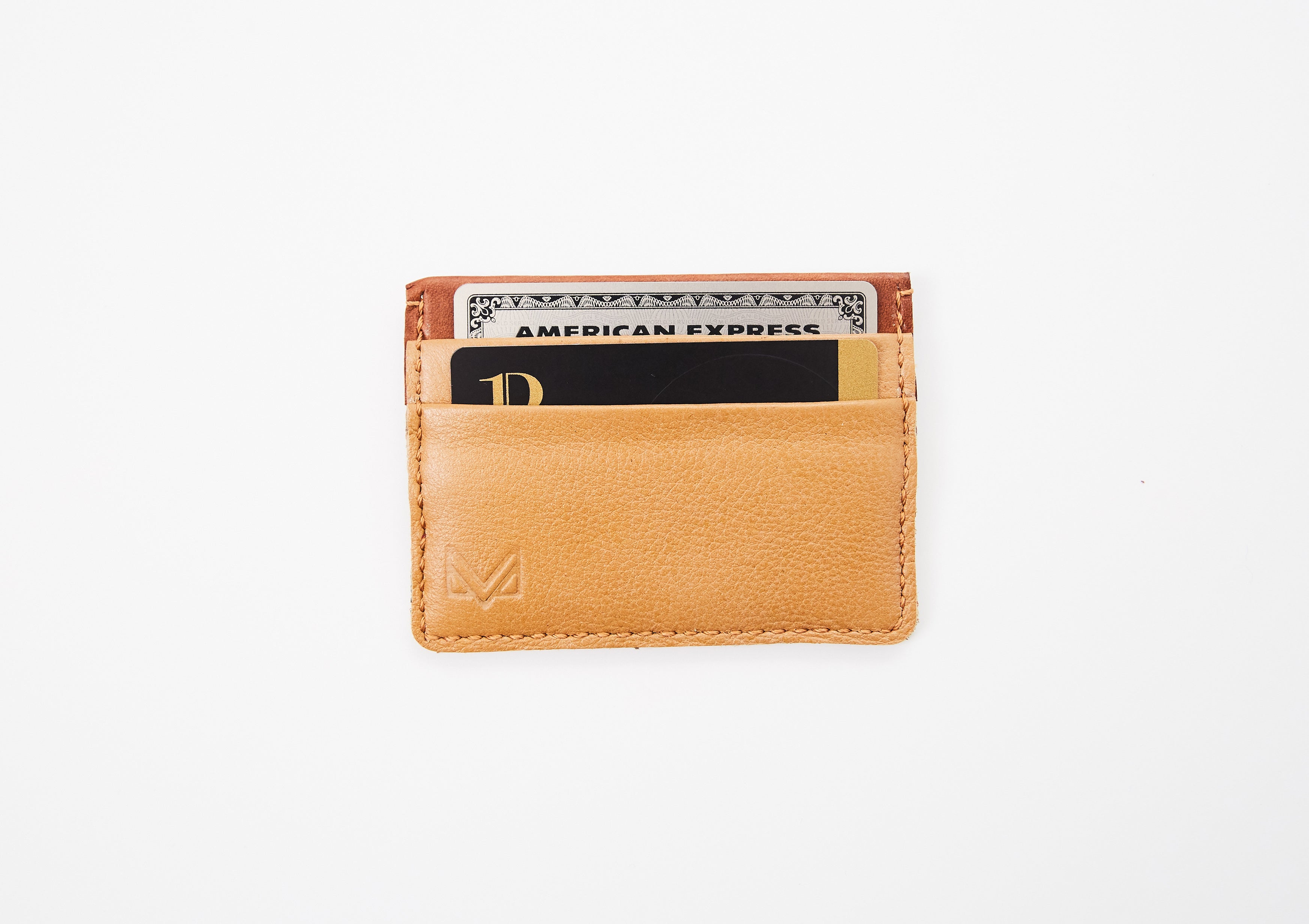 4 Pocket Card Holder - Tan/Coffee